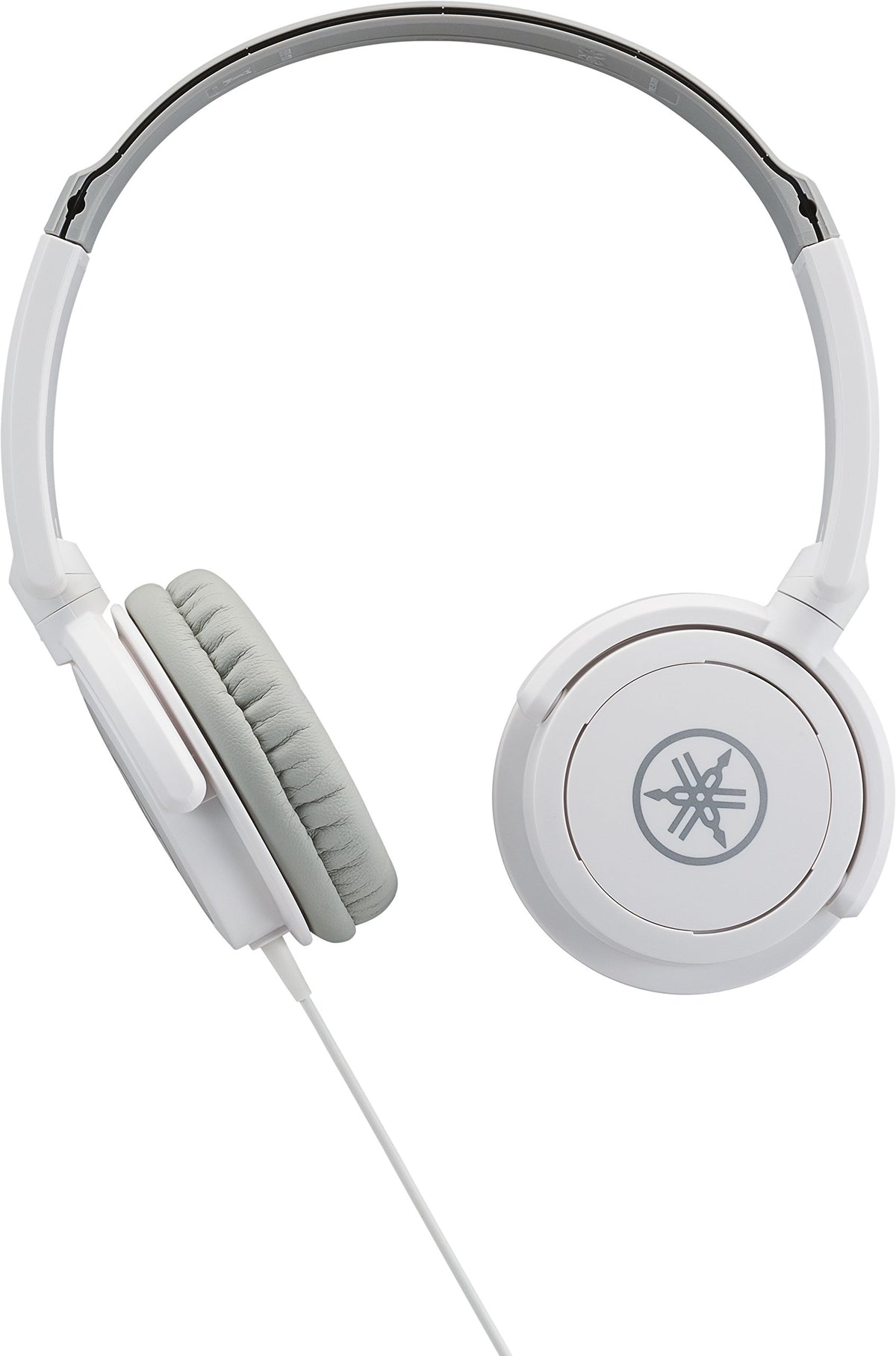 Yamaha HPH-100WH 90-degree rotating joint demonstration offering adjustable fit and one-ear monitoring