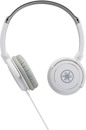 Yamaha HPH-100WH 90-degree rotating joint demonstration offering adjustable fit and one-ear monitoring