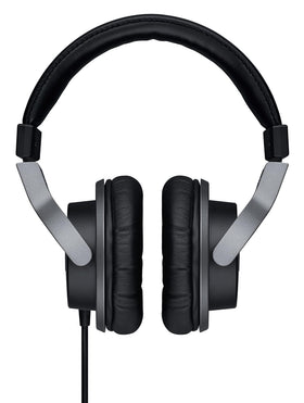 Yamaha HPH-MT7 left earcup close-up highlights isolation for precise monitoring