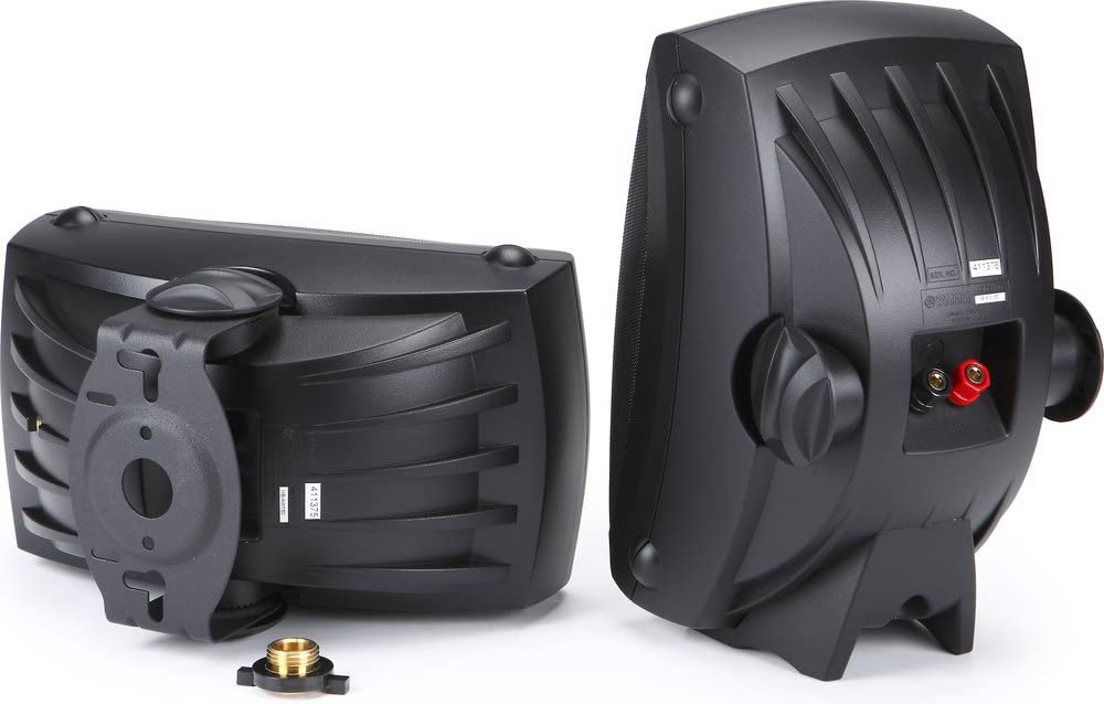 Yamaha NS-AW150W 0.5-inch PEI dome tweeter close-up for extended highs.