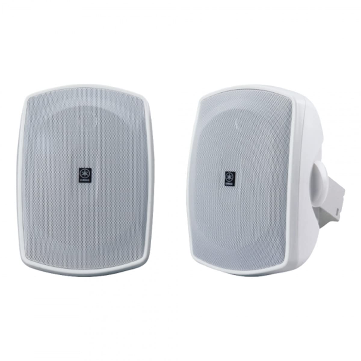 Yamaha NS-AW190WH outdoor speaker front view with robust bass for patios