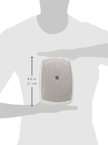 Yamaha NS-AW190WH wall-mount setup demonstrating flexible placement for decks and garages