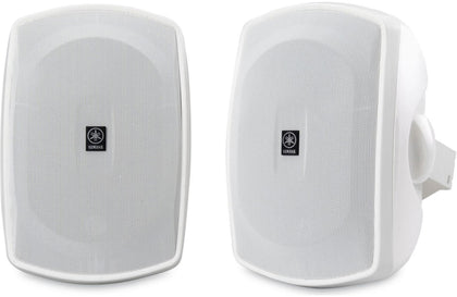 Yamaha NS-AW390 all-weather 6.5-inch outdoor speaker pair for patio use with durable stereo sound.
