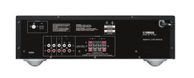 R-S202BL back panel showing speaker terminals and connectivity options for versatile use