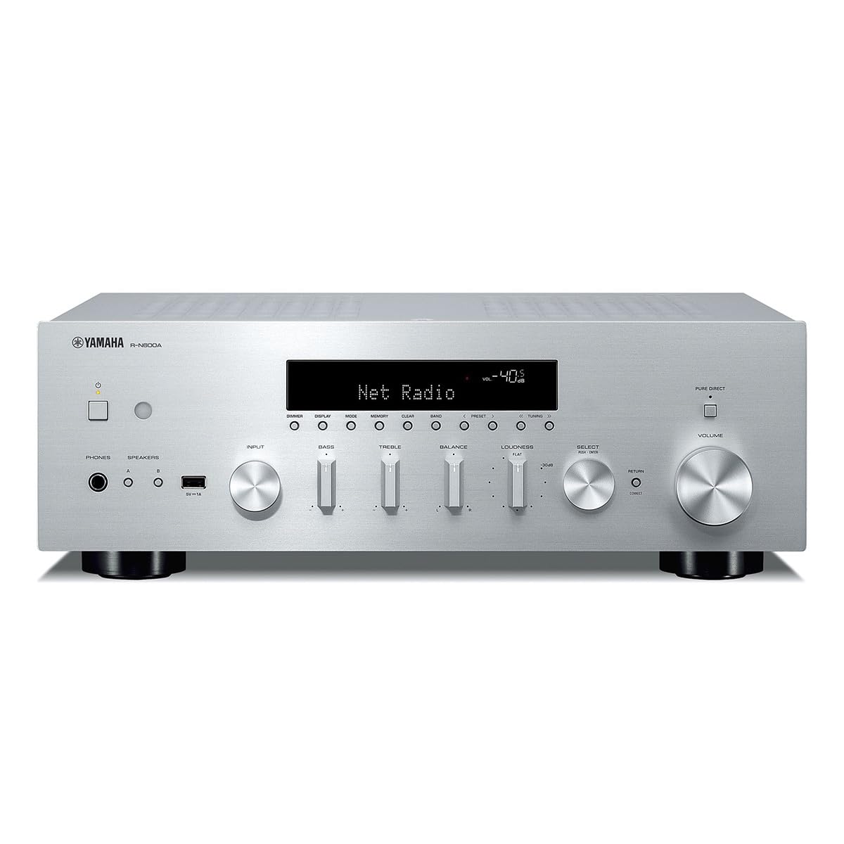 Yamaha R-N600A MusicCast streaming supports multi-room listening.