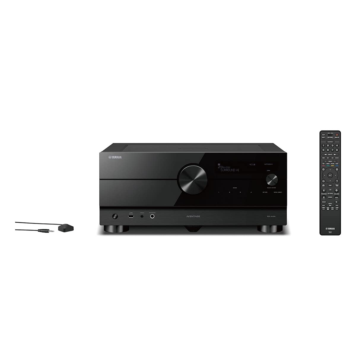 Yamaha RX-A4A back panel ports for 8K/4K connectivity and easy wiring