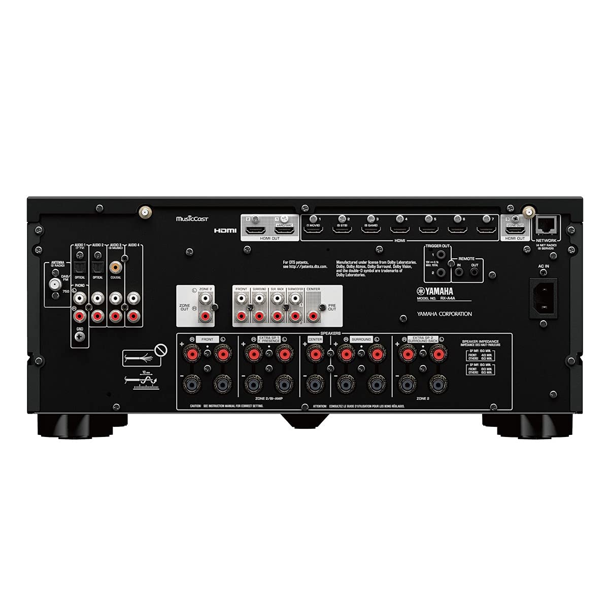 Yamaha RX-A4A surround sound demo with Surround AI tuning