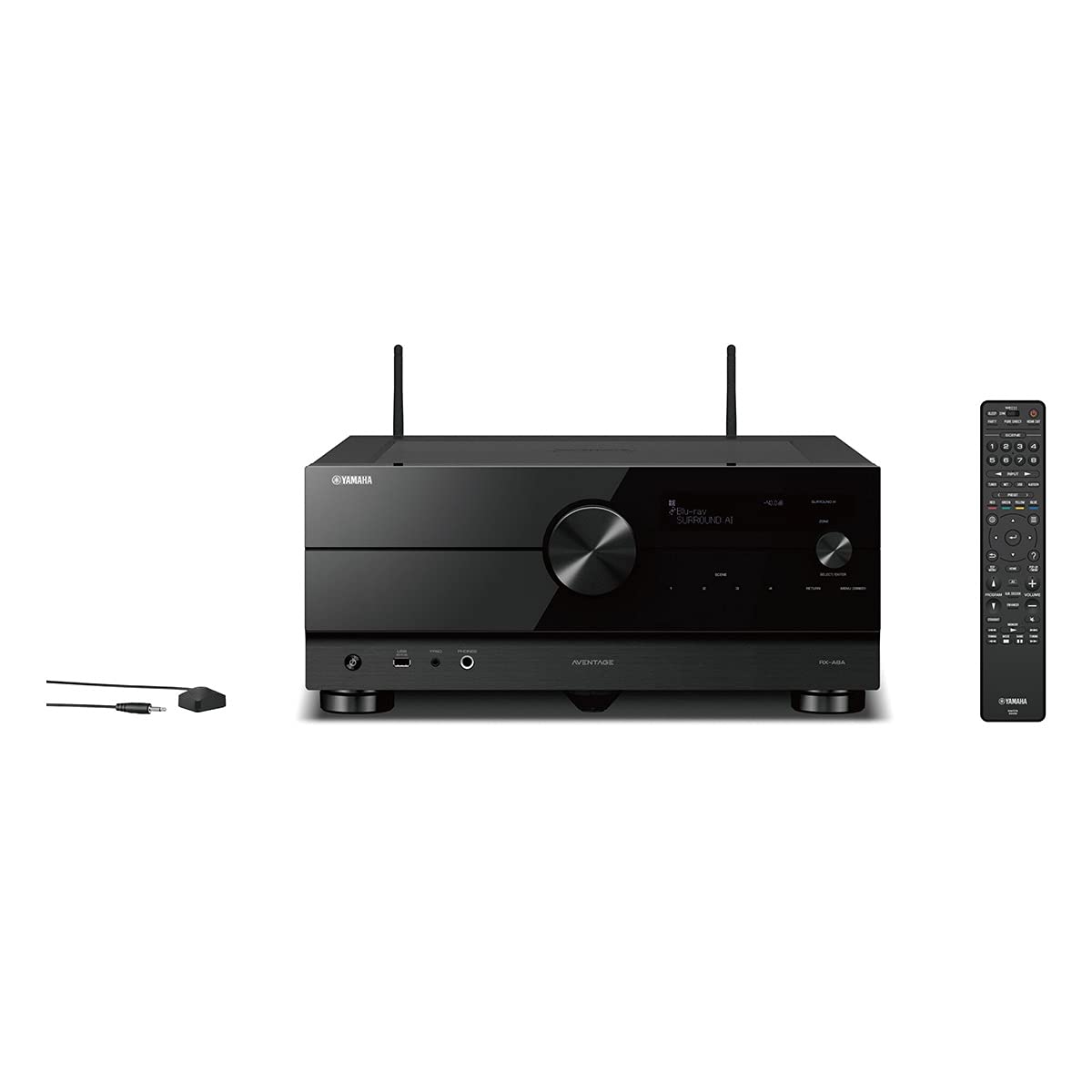 Yamaha RX-A8A HDMI-eARC pairing streamlines audio-video syncing across devices.