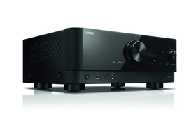 Yamaha RX-V6A front angled view, ideal centerpiece for immersive sound