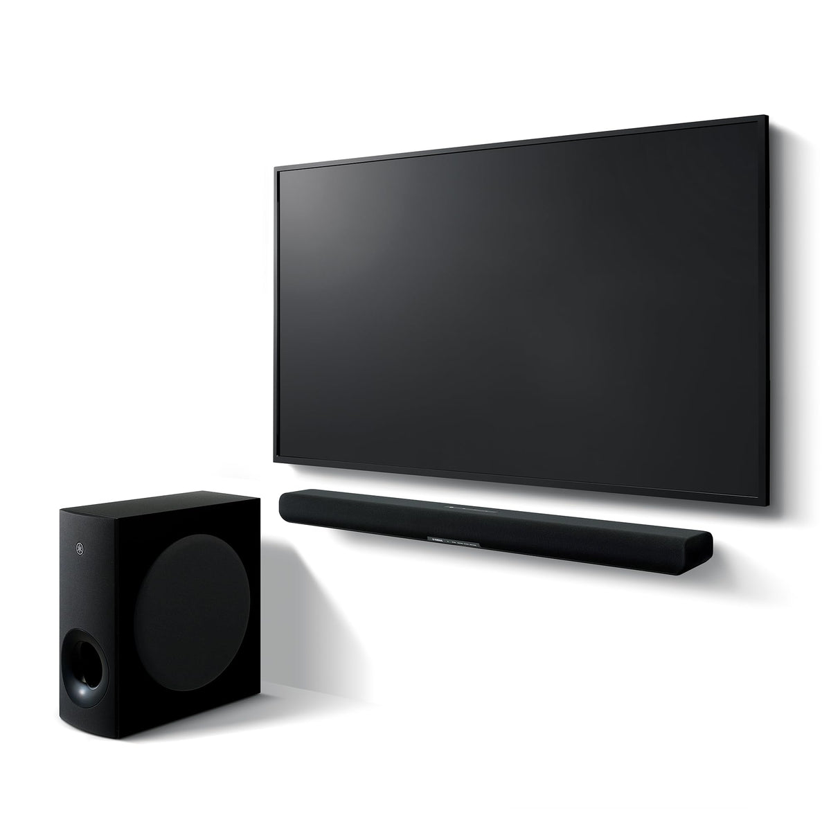 Yamaha SR-B40A compact black design fits any room