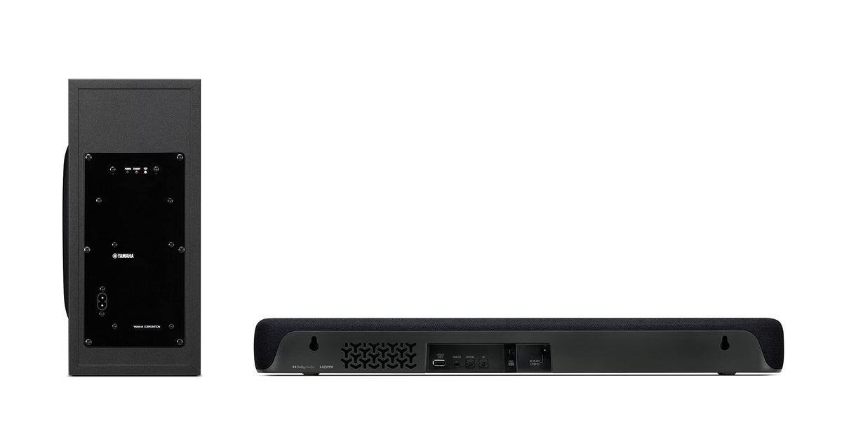 Yamaha SR-C30A wireless subwoofer offers flexible placement for rich bass.