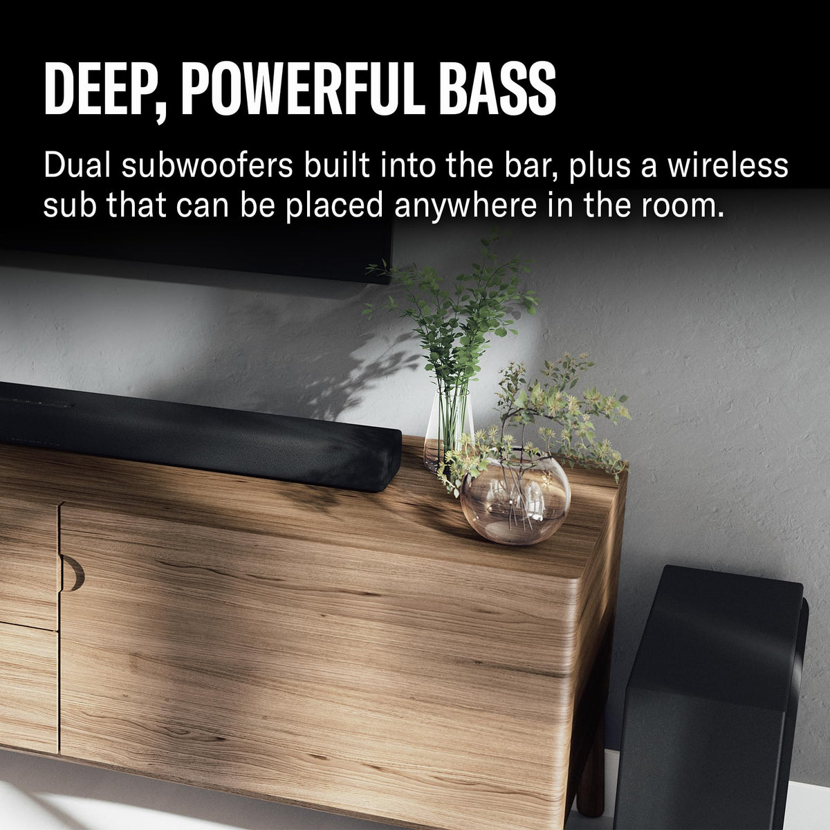 Yamaha True X Bar 50A Alexa voice control enables hands-free streaming