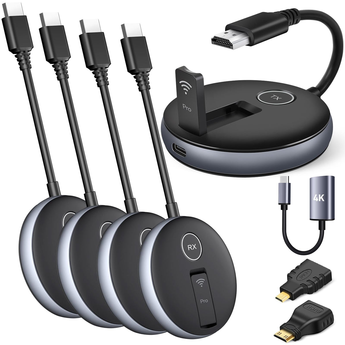 YAOMAISI G9R Pro transmitter for wireless HDMI streaming from laptop to display