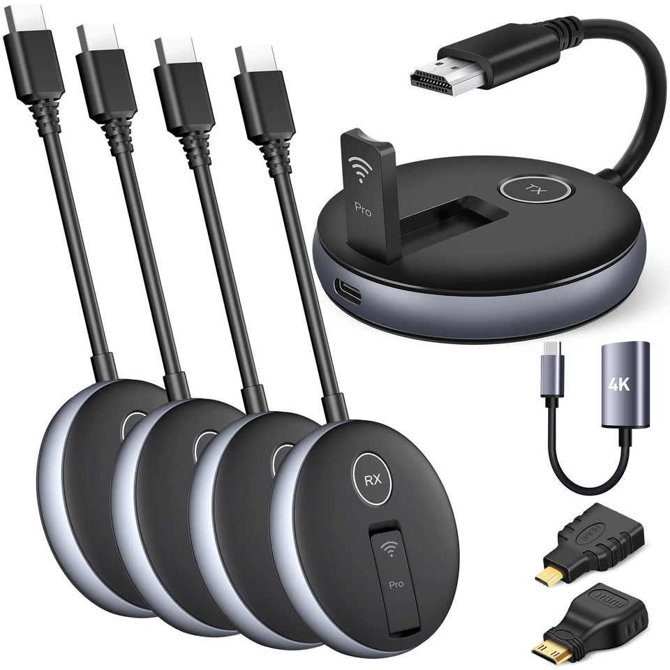 YAOMAISI G9R Pro transmitter for wireless HDMI streaming from laptop to display