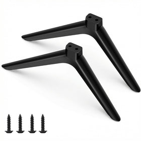 Yaotieci Onn TV legs assembly shows quick fit for stable tabletop support