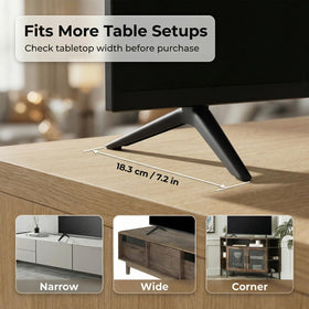 Yaotieci Onn TV legs with surface-scratch protection on furniture
