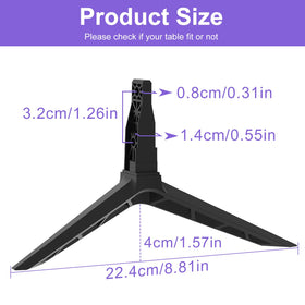 Yaotieci Vizio D43FX-F4 legs offer sturdy foundation for home setups