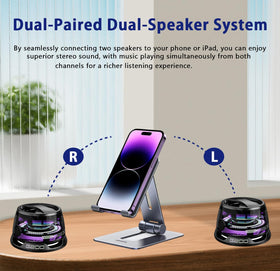 yaslayp G200 magnetically mounted on fridge for hands-free placement