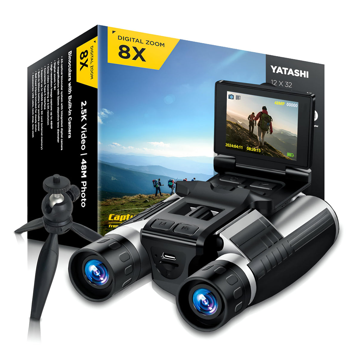 Yatashi binoculars 12x32 zoom capture distant wildlife in crisp detail