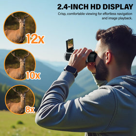 Premium optics with BAK-4 prisms and multi coated lenses for vivid visuals