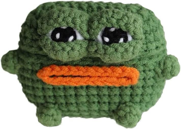 Yatchen AirPods 4 plush case with sausage-mouth frog front view protects while delighting