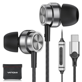 Yatloml USB-C headphone for Samsung S25 with comfortable fit and stereo sound for daily listening.