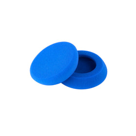 YAXI Porta Pro ear pads in blue, side view, offering enhanced comfort and even clamp distribution.