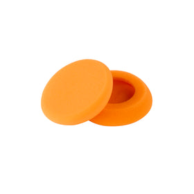YAXI Porta Pro earpads orange close-up for cushioned comfort.