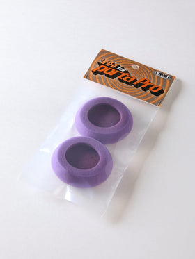 YAXI Porta Pro ear pads purple in use improve comfort during long listening.