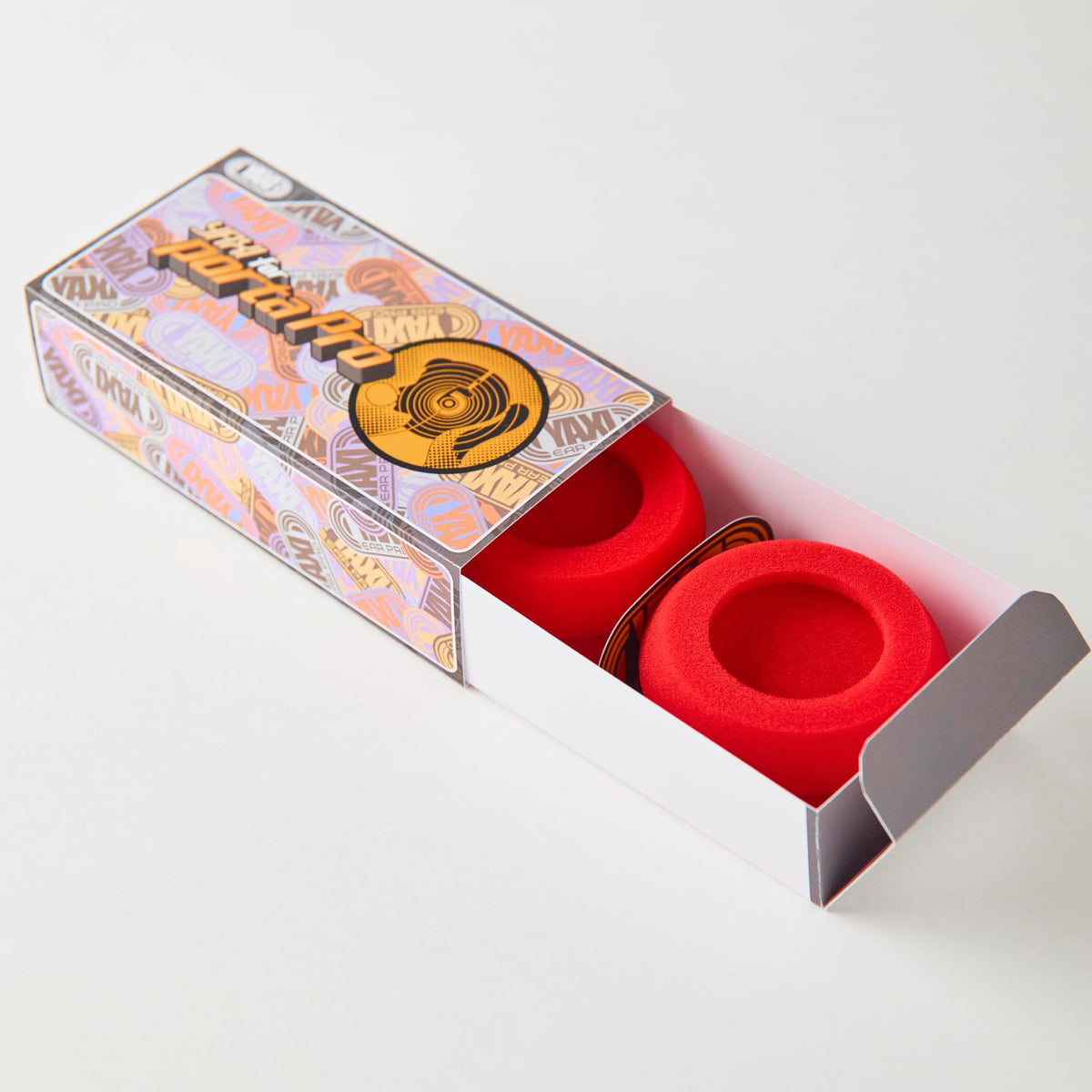 YAXI Porta Pro earpads red packaging shows a comfort upgrade option