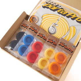 YAXI earpads front view showing five colors and clear upgrade benefit