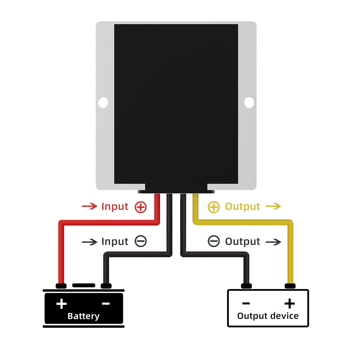 YAXIGE wiring guide image with safe connections for installation