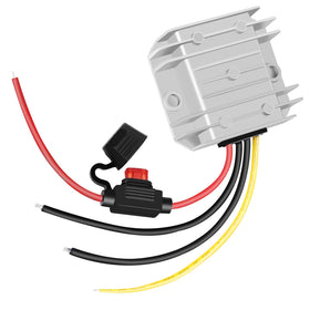 YAXIGE front view showing compact waterproof housing and mounting points, ensures durable installation
