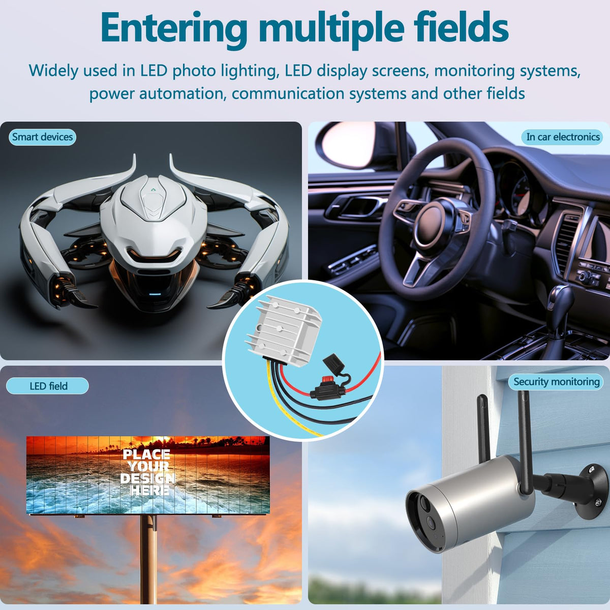 YAXIGE mounted in vehicle firewall powering accessories, offers stable 6V supply on the road