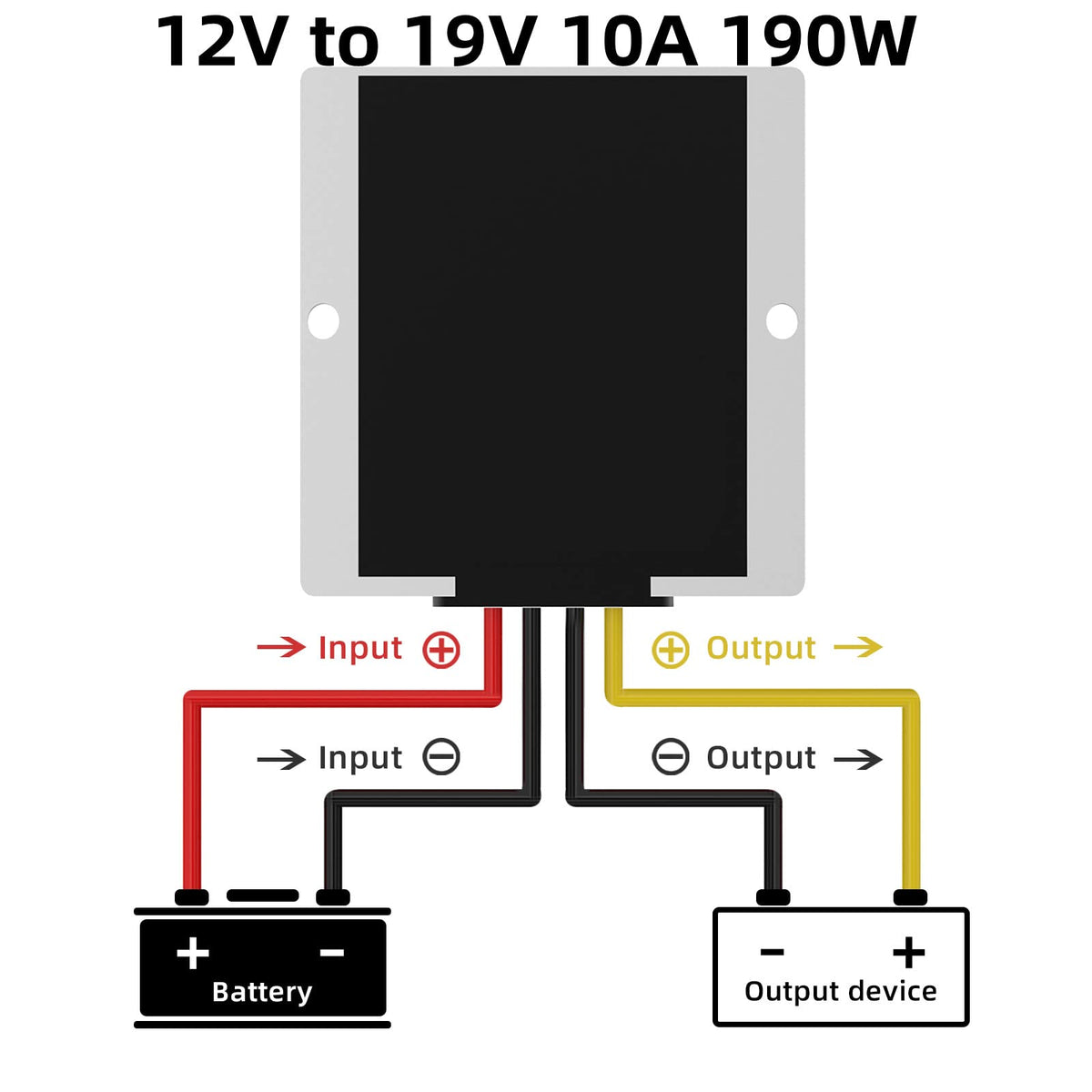 YAXIGE boost converter installed in a truck demonstrates versatility for on-the-go power.