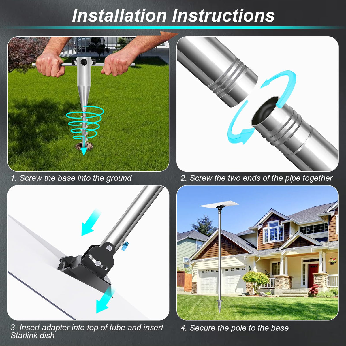 Ybervont weather-ready mount withstands wind and rain while maintaining stability.