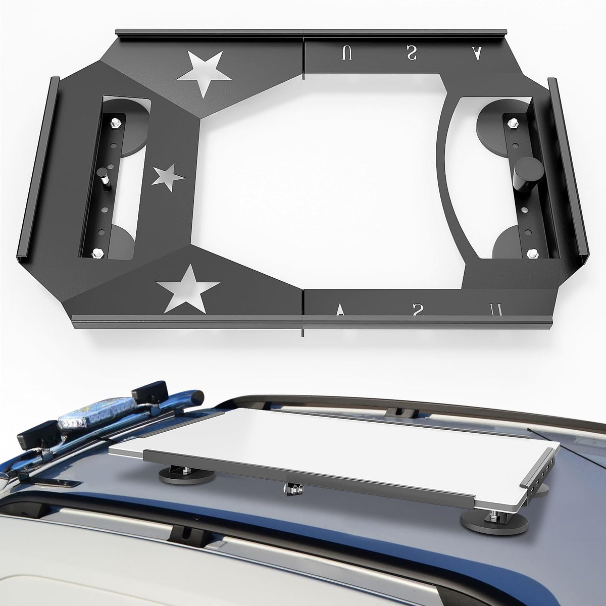 Ybervont Starlink Gen 3 flat mount with dish secured for easy home setup