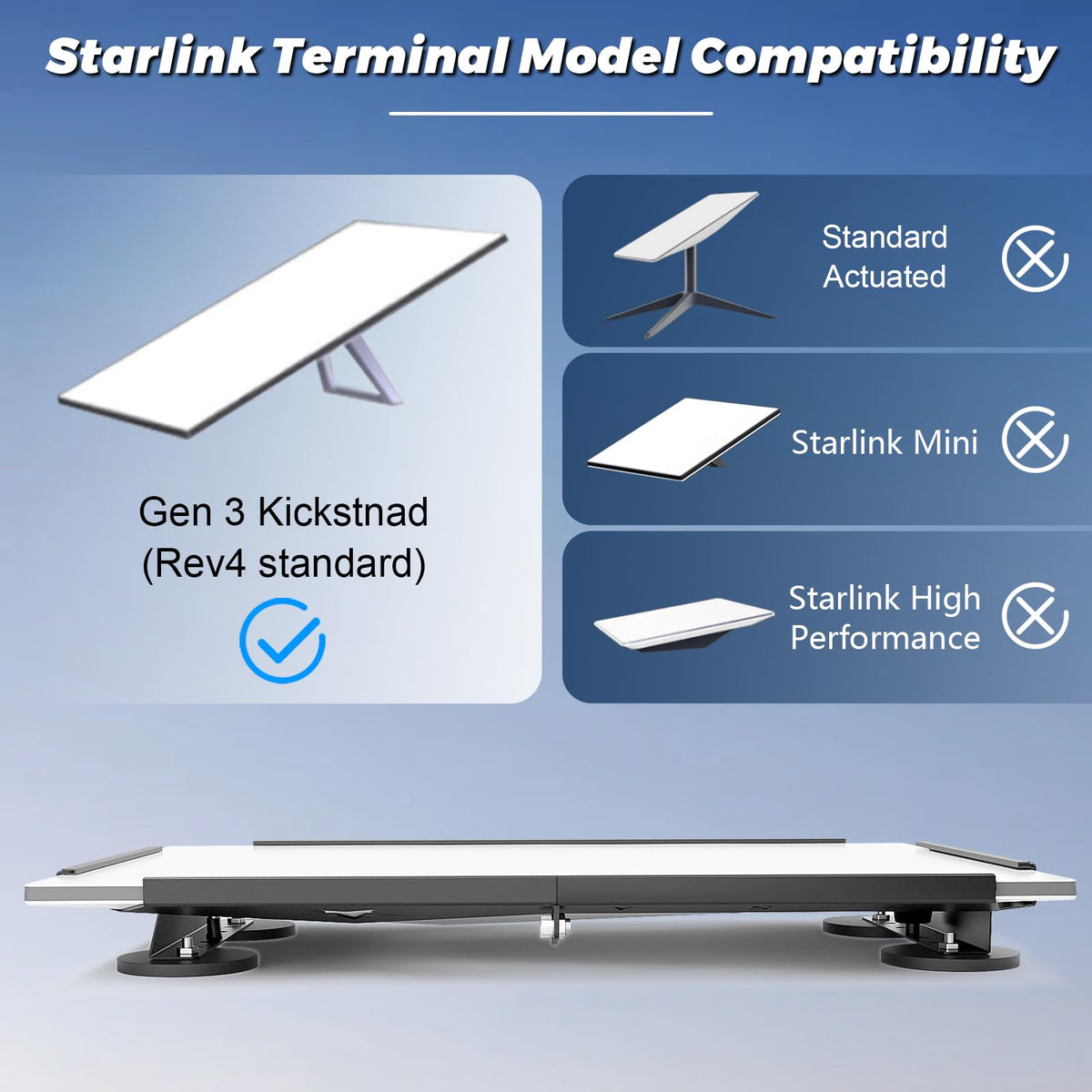 Ybervont Starlink Gen 3 protective case surrounding dish for durability