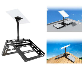 Ybervont front view of mount showing stable ridge placement and easy installation