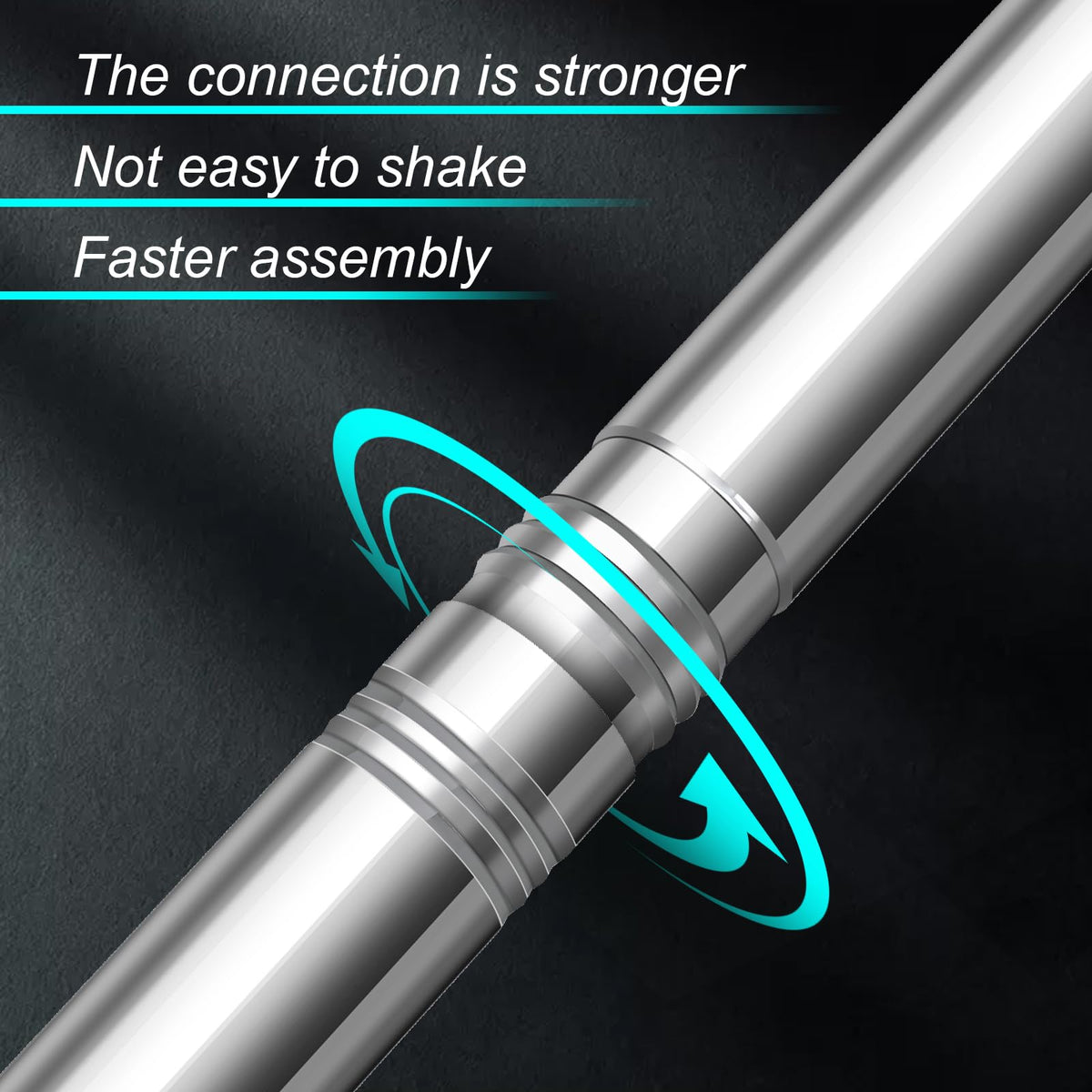 Ybervont Gen 3 adapter securely locks the Starlink dish to the pole.