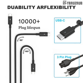 YBRUZRUB 65W USB-C charger compact design ideal for travel and desk