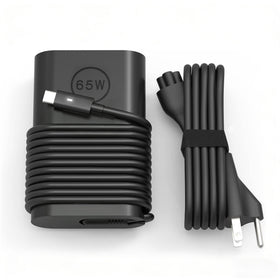 YBRUZRUB 65W USB-C charger for Dell front view showing compact travel-ready design