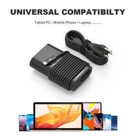 YBRUZRUB 65W USB-C charger supports multiple Dell and Chromebook models