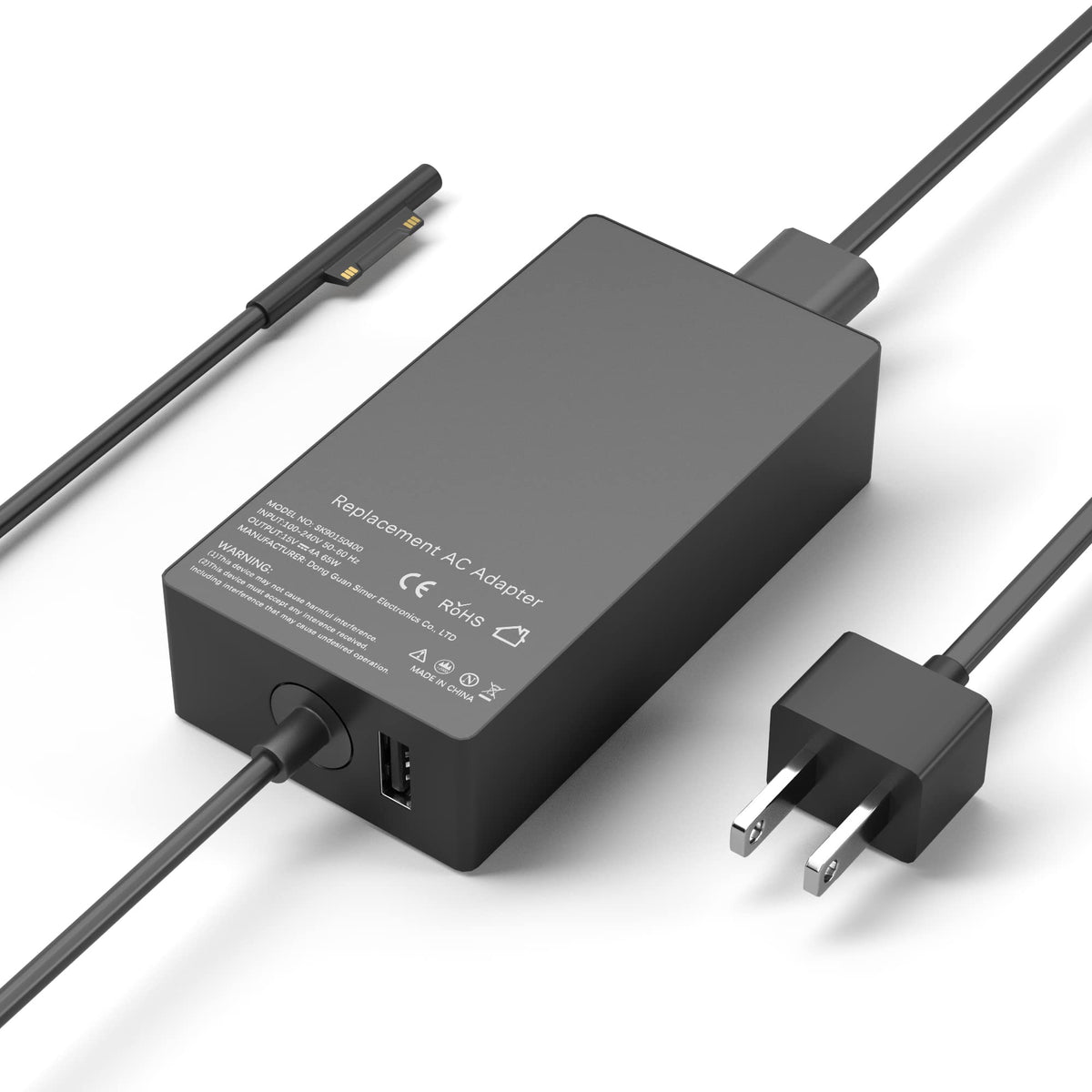 YBRUZRUB 65W Surface charger front view powering devices quickly and safely