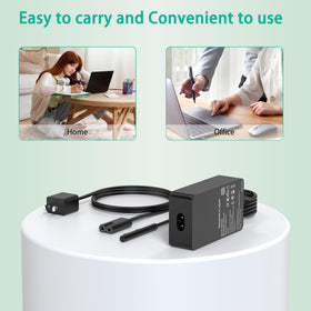 YBRUZRUB Charger includes AC cord for immediate setup.