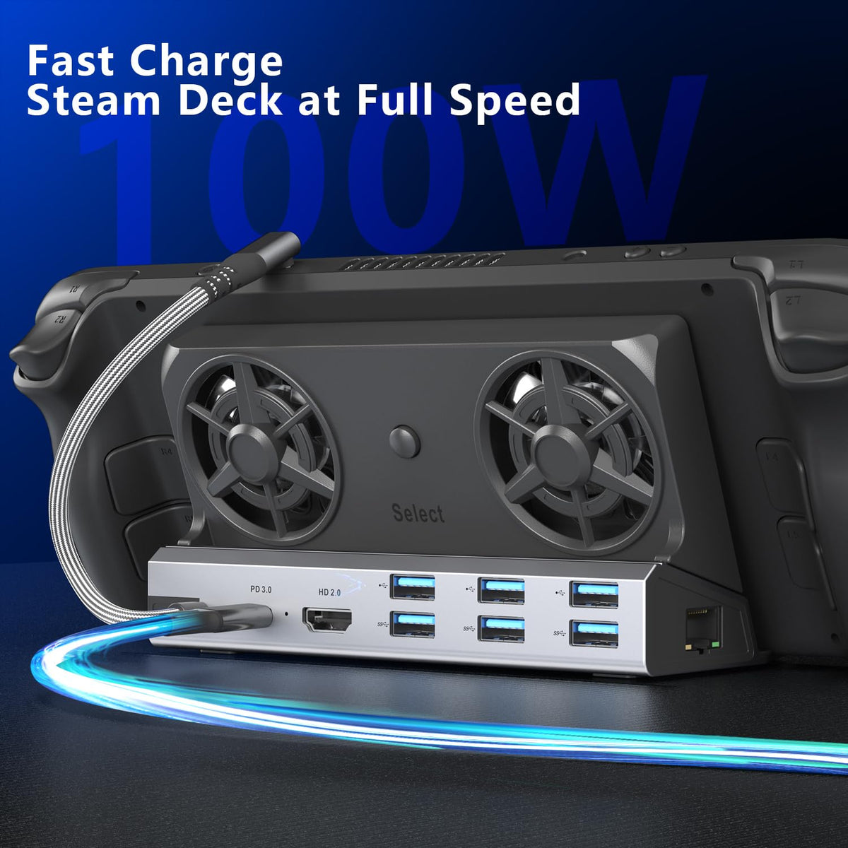 YCBUENO aluminum unibody detail highlighting durable construction and heat dissipation