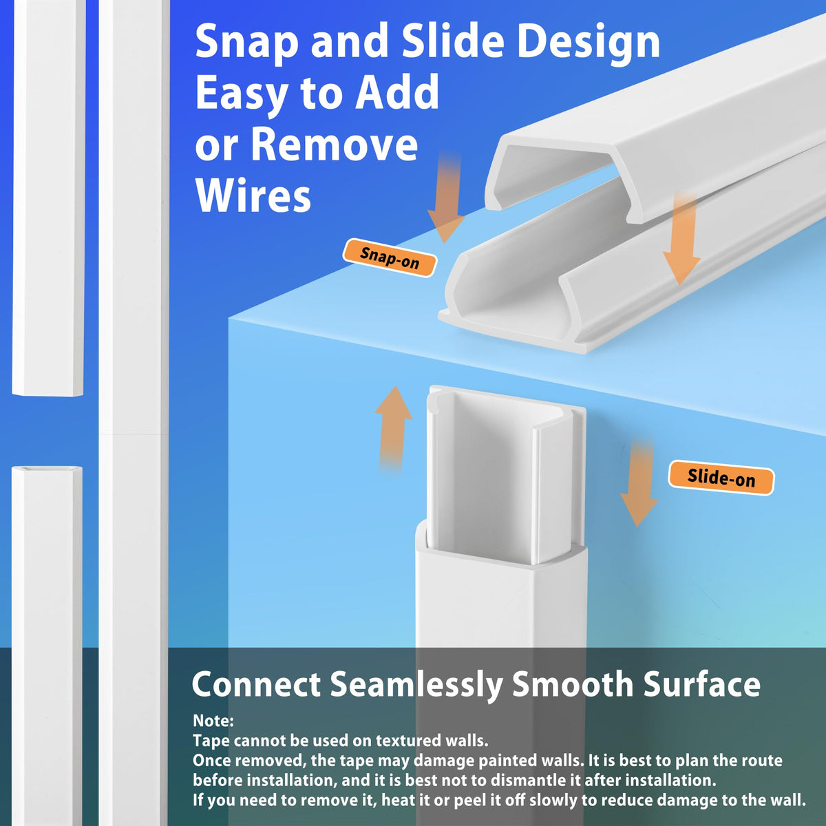 YCLYC cable hider lid and base close seamlessly for a clean look.