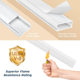 YCLYC cord cover kit outside corner offers neat exterior cable management