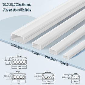 YCLYC easy-install kit facilitates quick mounting with tape or screws.