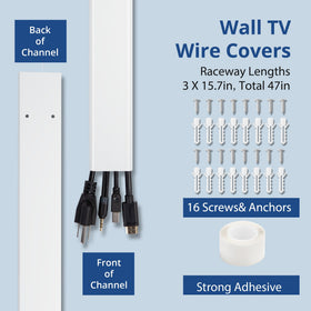 YCLYC three-section cord cover design simplifies cable additions and removals